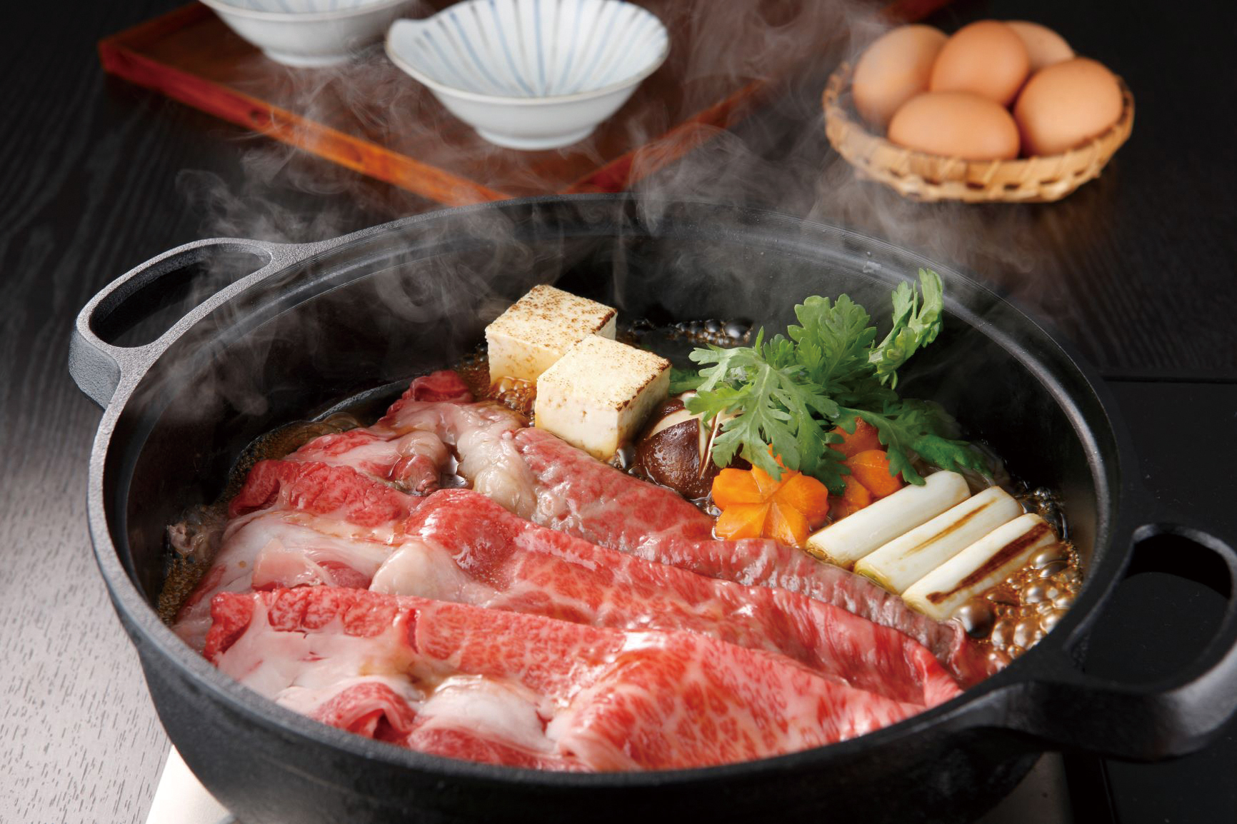 松阪牛すき焼き用(割下付き)